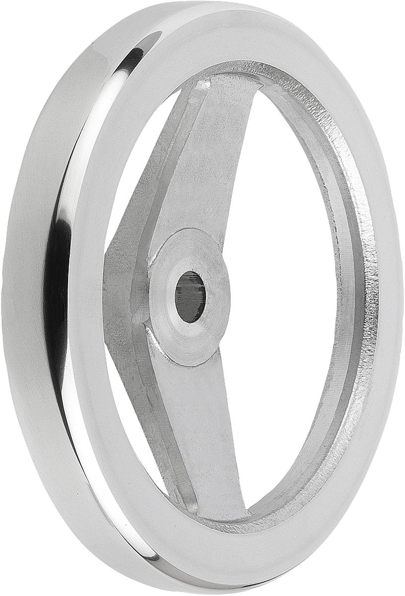 Norelem 06277-0080X10 2 SPEICHENHANDRAD ALU, O.GR.O.NUT, D1=80, D2=10 - 06277-0080X10 2 SPEICHENHANDRAD ALU - OHNE GRIFF - OHNE NUT - D1 80 - D2 10