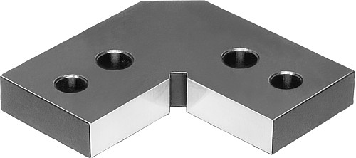 Norelem 03220-01 POSITIONSWINKEL 28x28 mm Stärke 5 mm, - Norelem 03220 Positionswinkel