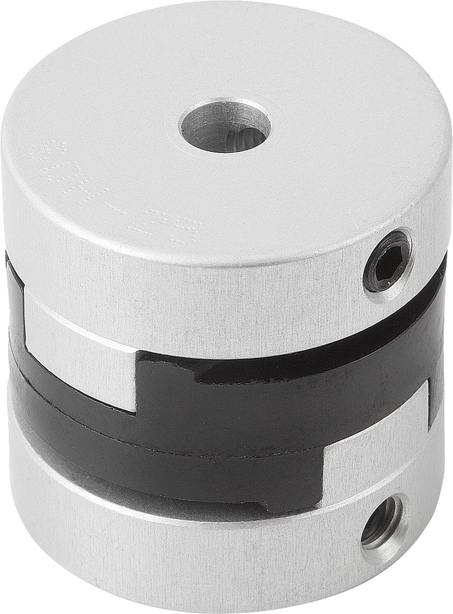 Norelem 23032-0032 KREUZSCHIEBERKUPPLUNG GR.32, VORGEBOHRT  D1+D2=8 (23032 0045 - 23032-0032 KREUZSCHIEBERKUPPLUNG GR-32 - VORGEBOHRT  D1 D2 8 -23032 0045