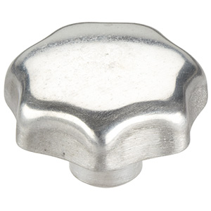 Halder 24660.0080 Sterngriff DIN 6336 Leichtmetall Ø 80, Rohteil, Form A, unpoliert - Sterngriff DIN 6336 - Leichtmetall - Durchmesser 50 - Rohteil - Form A - unpoliert Rohteil