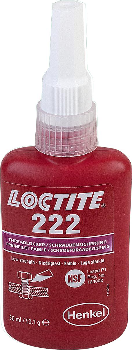Norelem 97990-2220050 LOCTITE SCHRAUBENSICHERUNG, LOCTITE-NR=222, 50 ML FLASCHE - 97990-2220050 LOCTITE SCHRAUBENSICHERUNG - LOCTITE-NR 222 - 50 ML FLASCHE