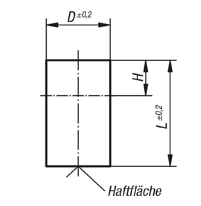 Norelem 09061-01 HALTEMAGNET RUND, STABGREIFER, D=6, L=20 - Norelem 09061 Haltemagnete rund -Stabgreifer- aus AlNiCo ohne Passungstoleranz TZ