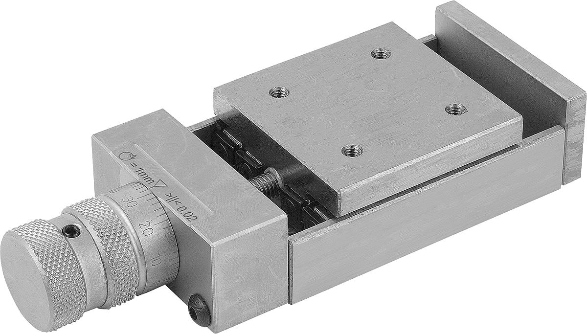 Norelem 21040-040045 PRÄZISIONS SCHLITTENFÜHRUNG, ROLLENGELAGERT, B=40, L=45 - 21040-040045 PRAEZISIONS SCHLITTENFUEHRUNG - ROLLENGELAGERT - B 40 - L 45