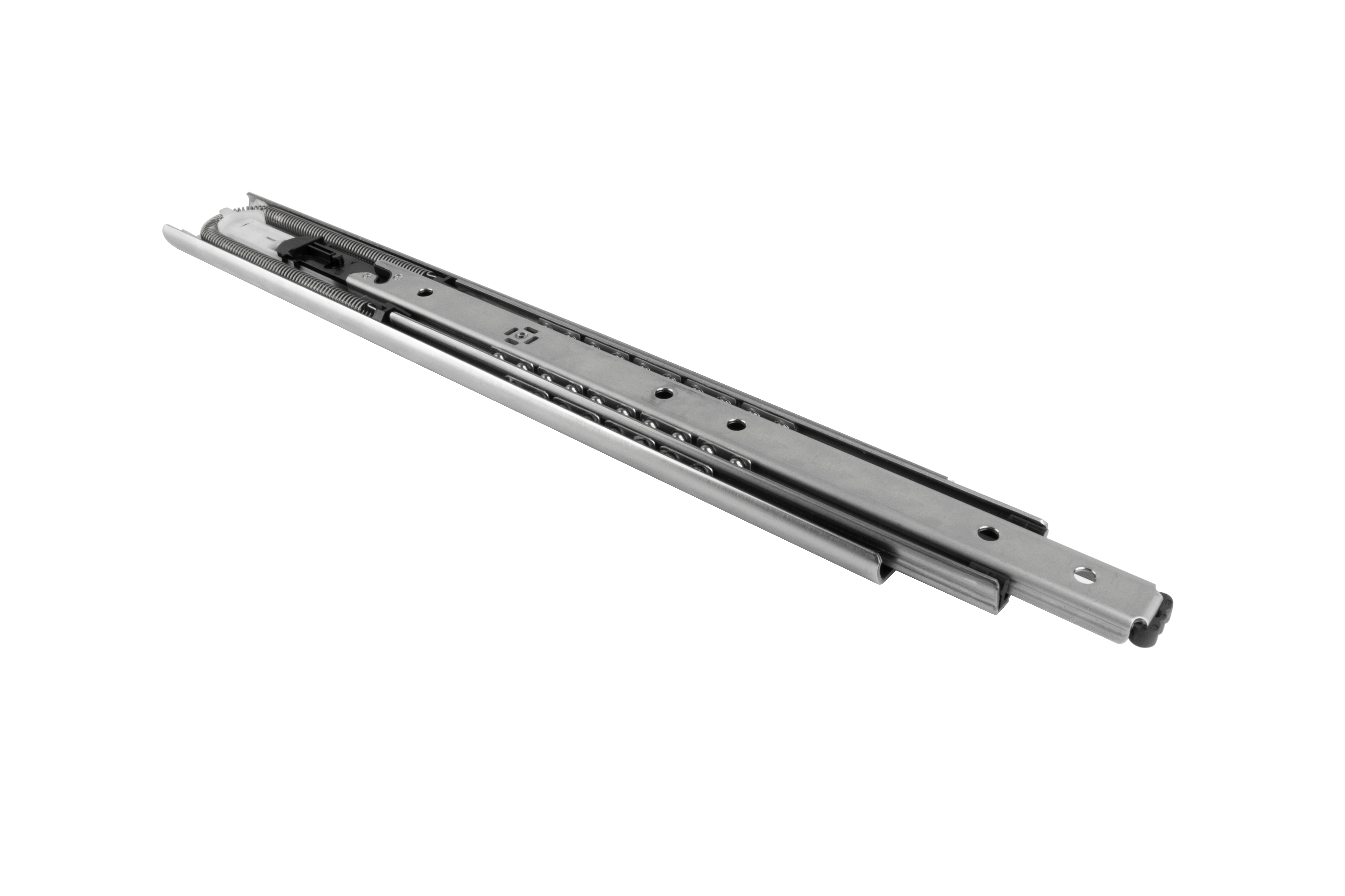 Accuride DS5334-0040EC Edelstahl Schwerlast Teleskopschienen mit Dämpfungssystem (Easy-Close) und Schnelltrennung, 100%+ Überauszug, 19,1x53,1, SL 400, TR 423,0, bis 90kg - Accuride DS5334EC Edelstahl-Teleskopschienen mit Daempfungssystem und Schnelltrennung - - Ueberausz