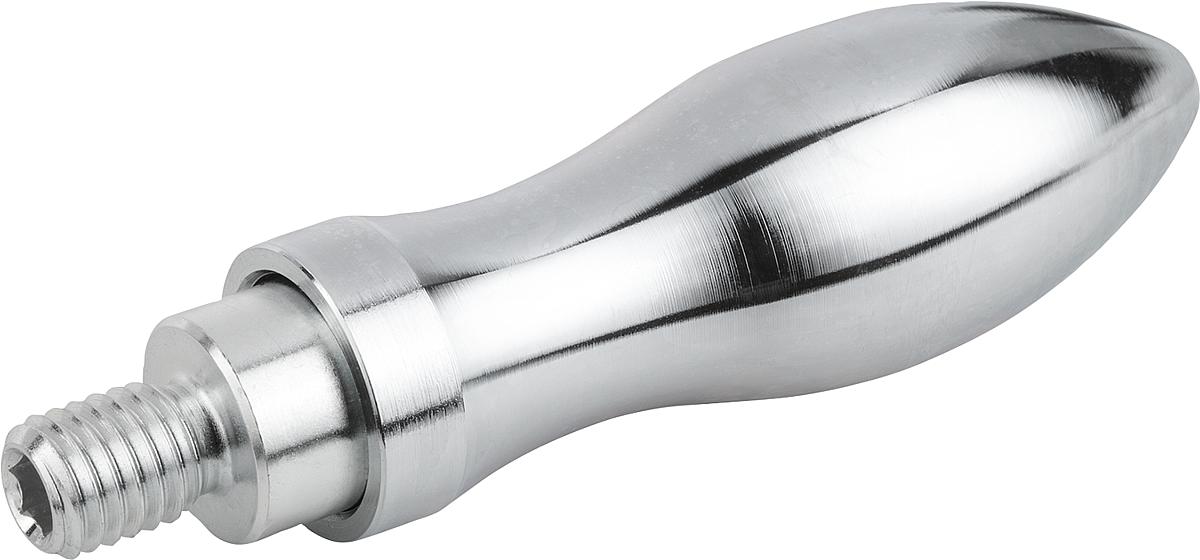 Norelem 06308-1232105 DREHB. BALLENGRIFF, STAHL, DIN 98, FORM E, D1=32, D3=M12, L1 - 06308-1232105 DREHB-BALLENGRIFF - STAHL - DIN 98 - FORM E - D1 32 - D3 M12 - L1