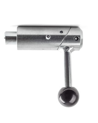 Leschhorn SPR2520-NI-V2A LESPR Federriegel mit Handhebel, ohne Arretierung zum Anschweißen, Ø 25 mm, Hub= 20 mm, Edelstahl (1.4305) - V2A - LESPR Federriegel mit Spannhebel - ohne Arretierung zum Anschweissen - Abbildung