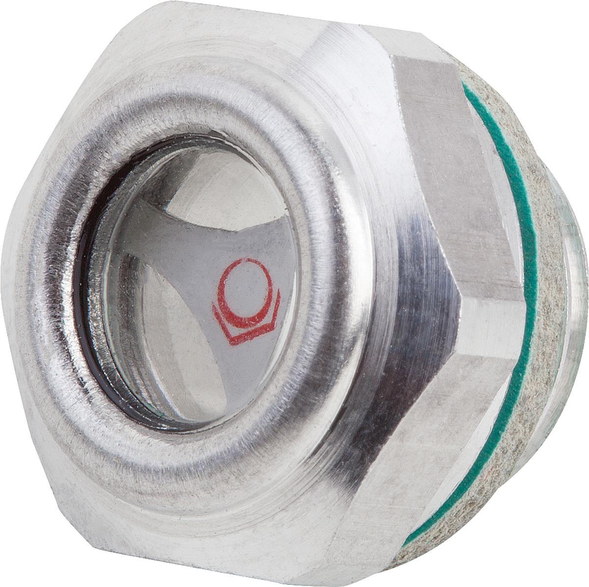 Kipp K0448.24038 ALUMINIUM ÖLSCHAUGLAS, D=24,5 D1=G 3/8 - K0448-24038 ALUMINIUM OELSCHAUGLAS - D 24-5 D1 G 3-8