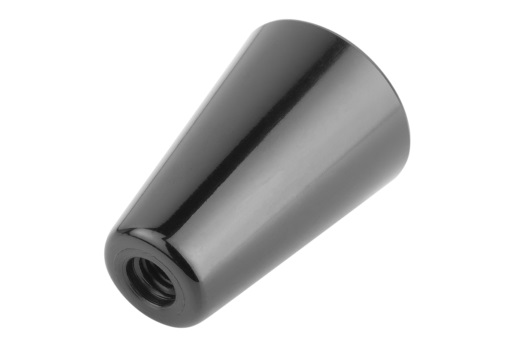 Norelem 06251-05 KONUSKNOPF FESTSTEHEND D=M05, D1=20, DUROPLAST SCHWARZ - NLM 06251 Konusknoepfe-Abbildung 2