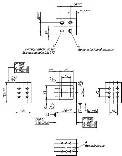 Kipp K0809.09512125 MINI KONSOLE - KIPP K0809 Mini Konsolen
