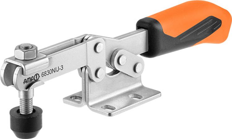 AMF 6830NIJ-1 Waagrechtspanner mit orangefarbenem Handgriff, Größe : 1, F1: 0,80 kN, F2: 1,1 kN - LE 6830NIJ Waagrechtspanner mit orangefarbenem Handgriff-Abbildung