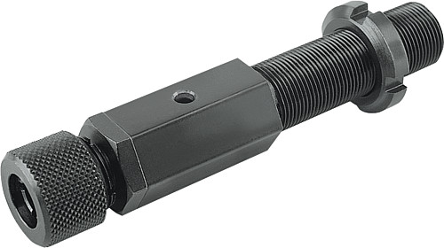 Norelem 33012-08050 MESSUHRENHALTER, KURZE AUSF. - Norelem 33012 Messuhrenhalter kurze Ausfuehrung mit Gewinde