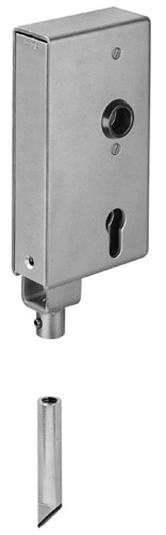 AMF 140V-40ZW Schlosskasten für Verriegelung nach unten, blank, Kastenbreite: 40 mm, Schließung: PZW - LE 140V Schlosskasten fuer Verriegelung nachunten - blank-Abbildung