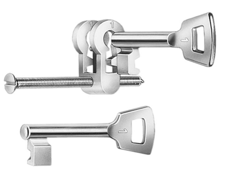 AMF 51-001 Buntbart-Nachrüstsatz, Schweifungs-Nr.: 1 - LE 51 Buntbart-Nachruestsatz -Abbildung