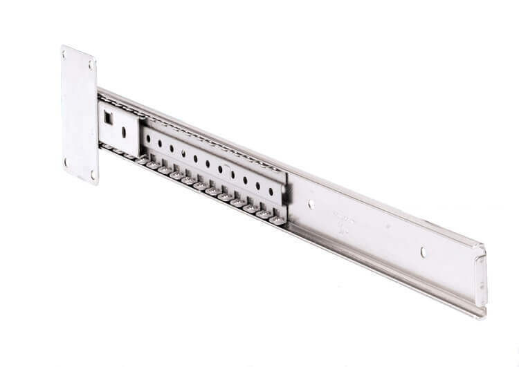 Accuride DZ1312-0035 Linearführungen, 11,1X75, SL 350, TR 257, 5,5kg, hell verzinkt - Accuride DZ1312 Linearfuehrungen - bis 5 5kg - 60kg - Profil 11 1X75 - Abbildung