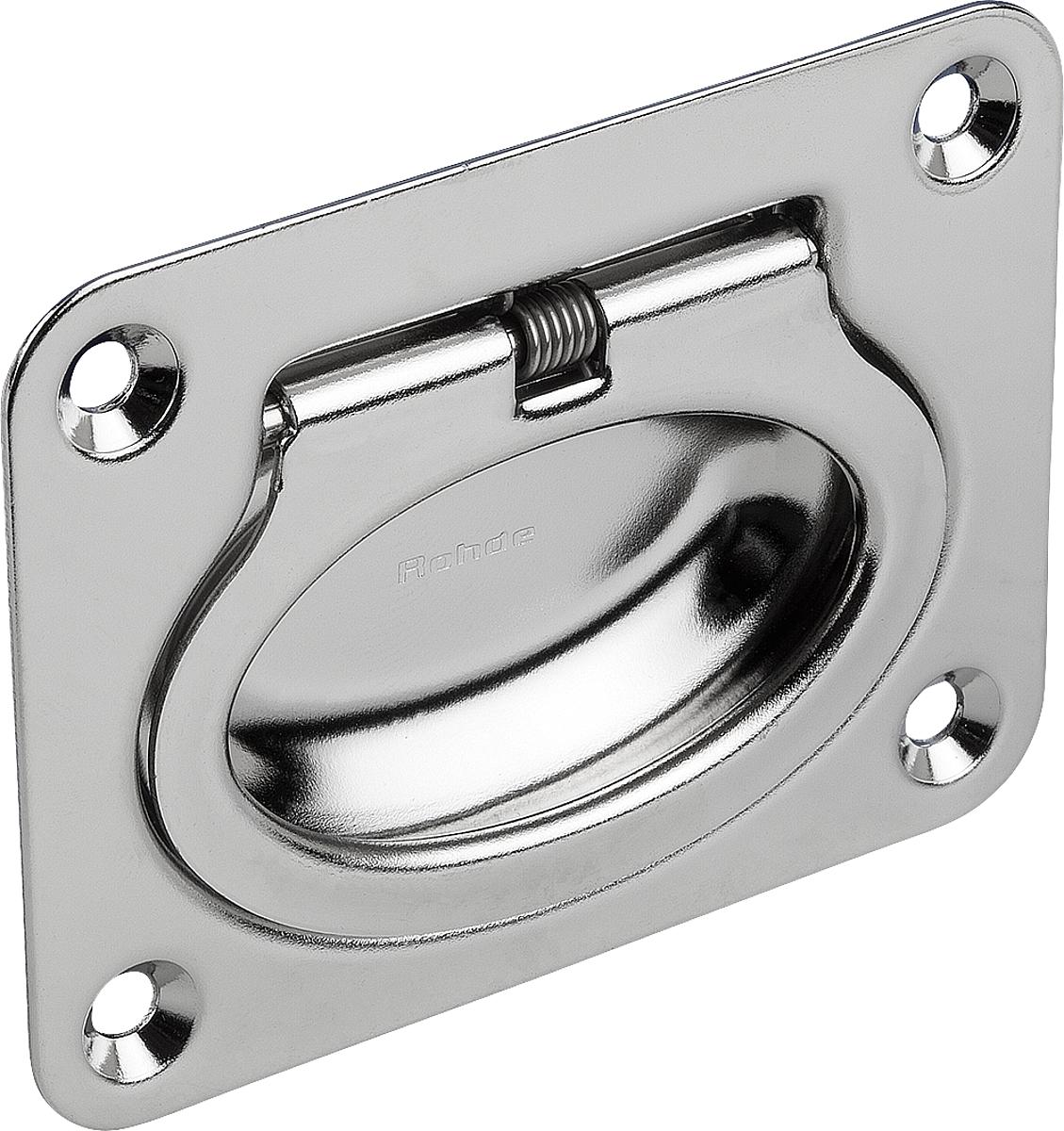 Kipp K0243.2075058 EINBAUGRIFF FORM B EDELSTAHL, - K0243-2075058 EINBAUGRIFF FORM B EDELSTAHL