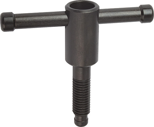 Kipp K0756.106X40 KNEBELSCHRAUBE MIT FESTEM KNEBEL, M6, L1=40 - KIPP K0756-FK Knebelschrauben mit festem Knebel DI