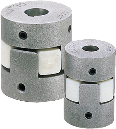 Norelem 23023-0125 ELASTOMER KLAUENKUPPLUNG, GR. 12,5,  VORGEBOHRT D1+D2=8 - Norelem 23023 Elastomer Klauenkupplungen Klemmung mit Gewindestift