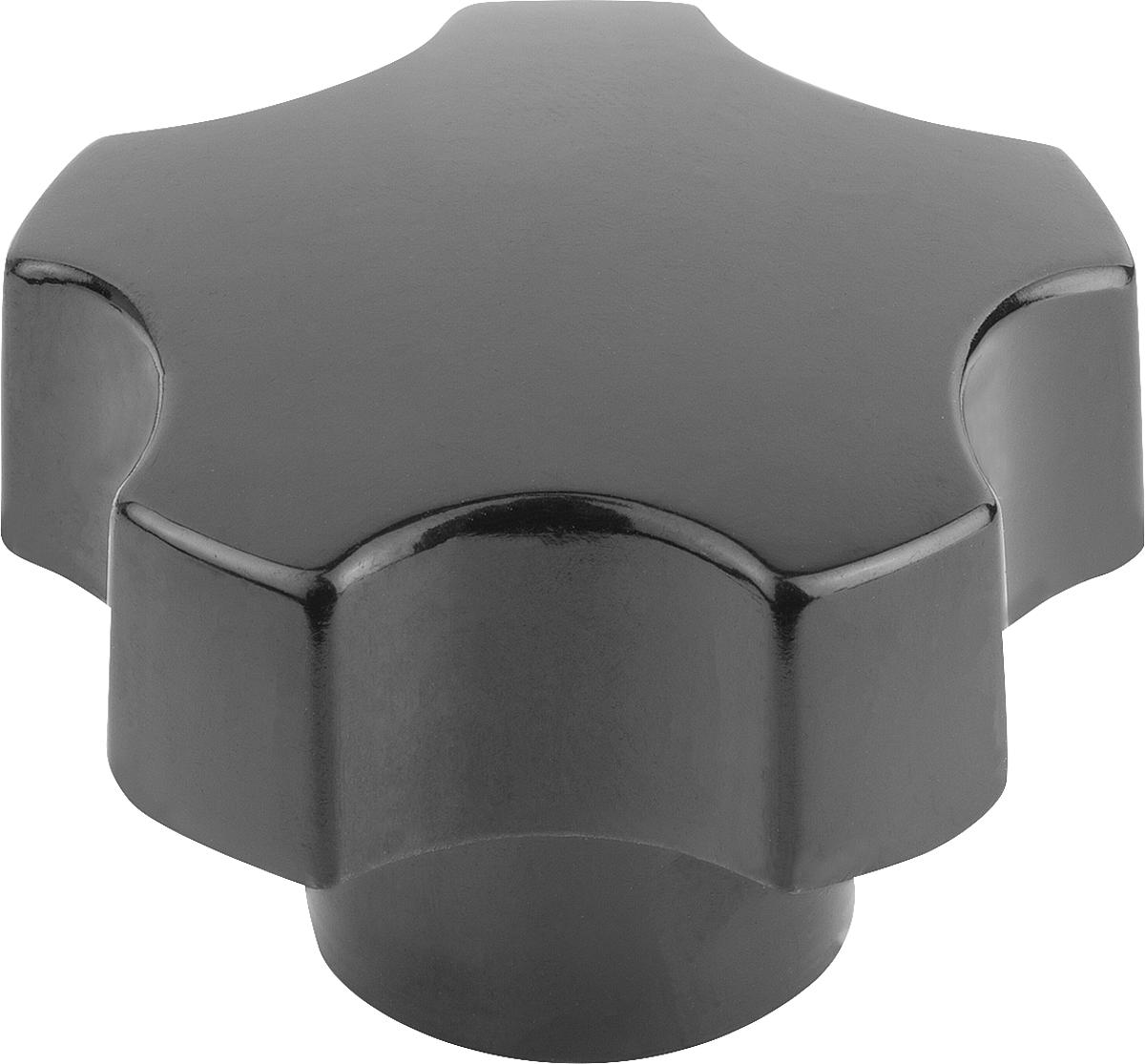 Kipp K0185.4010 FÜNFSTERNGRIFF D=40  M10, - K0185-4010 FUENFSTERNGRIFF D 40 M10
