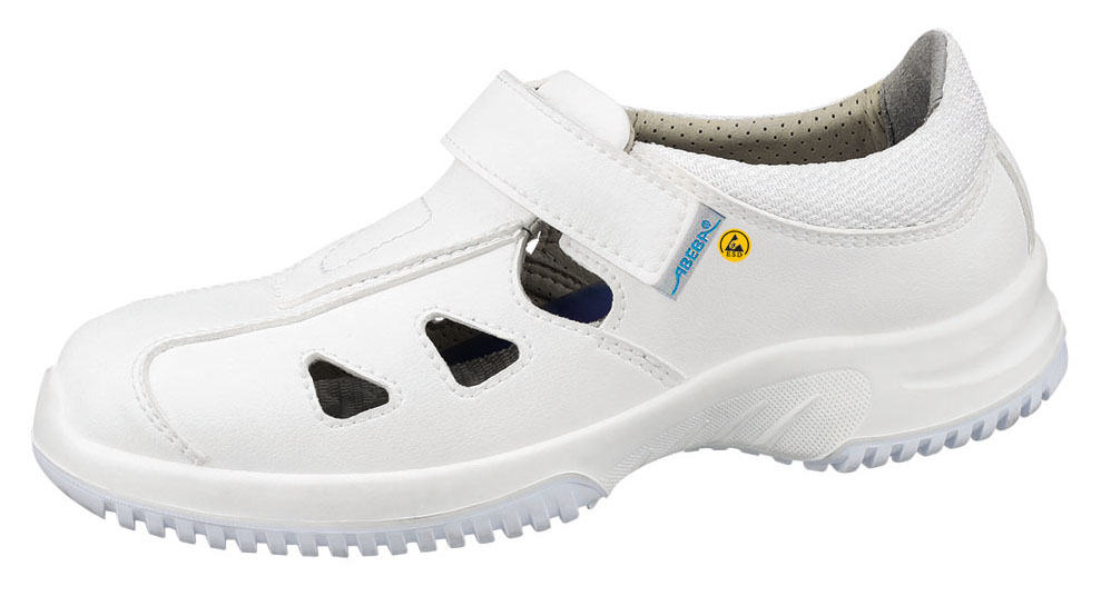 ABEBA 31795-35 ABEBA ESD-Sicherheitsschuhe uni6 Sandale weiß, S1, Größe 35 - LE71506 31795 ABEBA ESD-Sicherheitsschuhe uni6 Sandale weiss - S1 - Abbildung