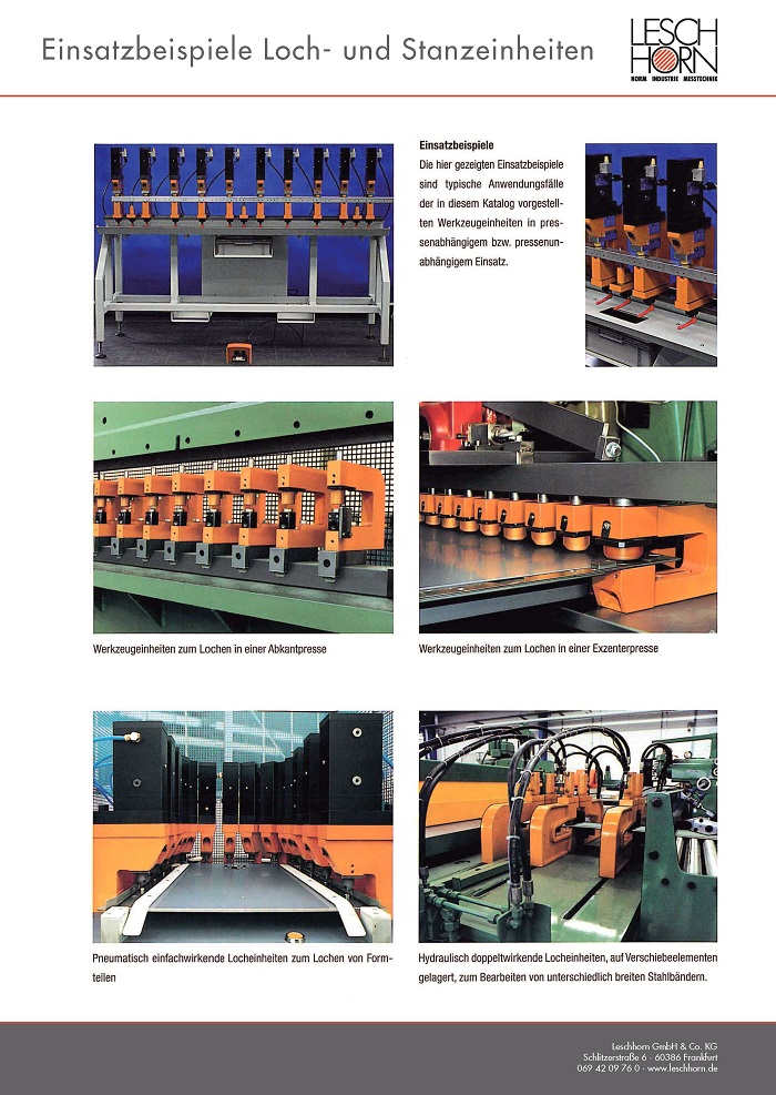 Leschhorn L405-87,30 Matrize 405 für Locheinheiten der Serie 105, Loch-Ø 87,30, ØD1 145, H 25 - LE70245 Loch-Stanzeinheiten-Applikationen