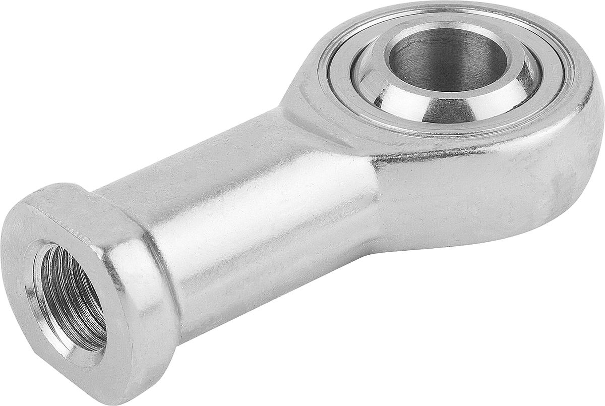 Norelem 27630-121 GELENKKOPF M. GLEITLAGERUNG LINKS, EDELSTAHL, D=12H7 - 27630-121 GELENKKOPF MIT GLEITLAGERUNG LINKS - EDELSTAHL - D 12H7