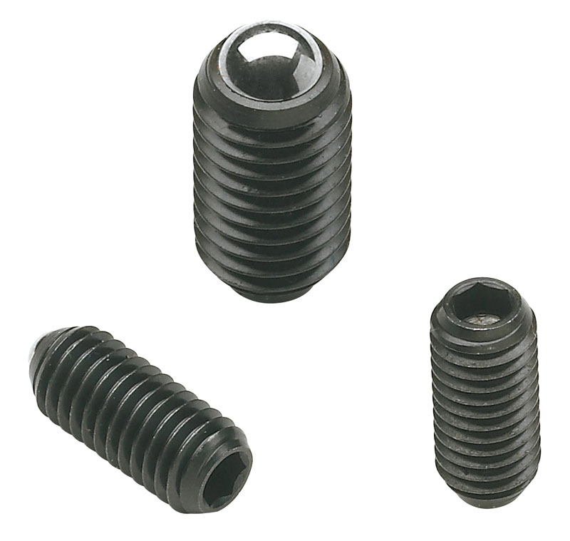 Leschhorn W834 Federnde Druckstücke aus Stahl s 2,5; H 9; d1 M04; - Boteco W834 Federnde Druckstuecke aus Stahl