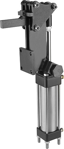 Kipp K0091.1750 PNEUMATIKSPANNER VERTIKAL, SCHWERE AUSFÜHRUNG, P=1750 daN - KIPP K0091 Pneumatikspanner vertikal schwere Ausf