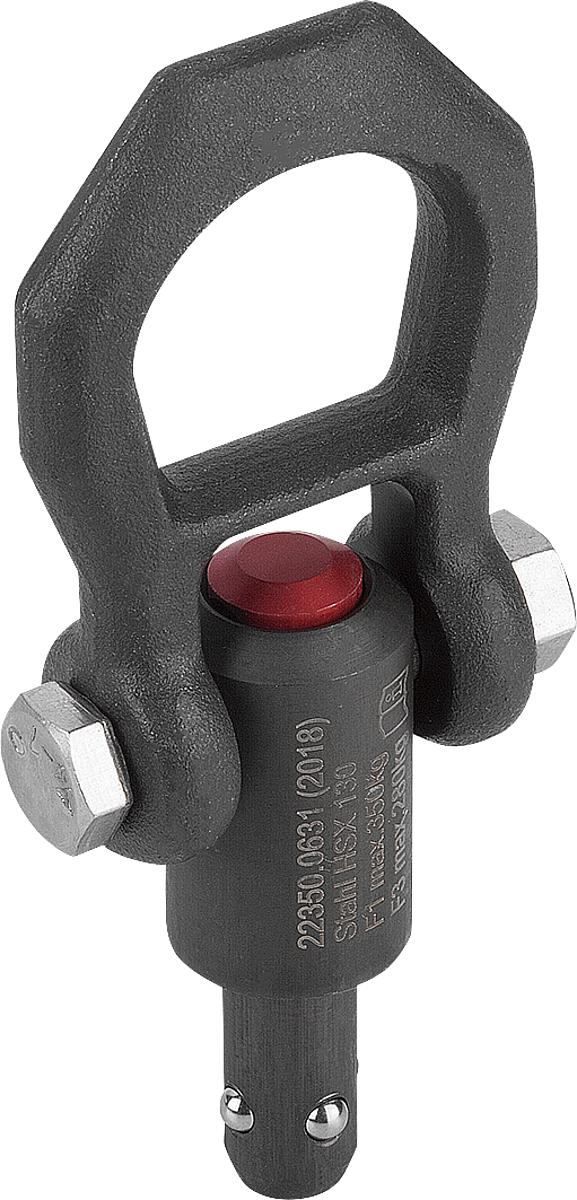 Norelem 07780-2112X35 KUGELTRAGBOLZEN SELBSTSICHERND, D1=12, L1=35 - 07780-2112X35 KUGELTRAGBOLZEN SELBSTSICHERND - D1 12 - L1 35