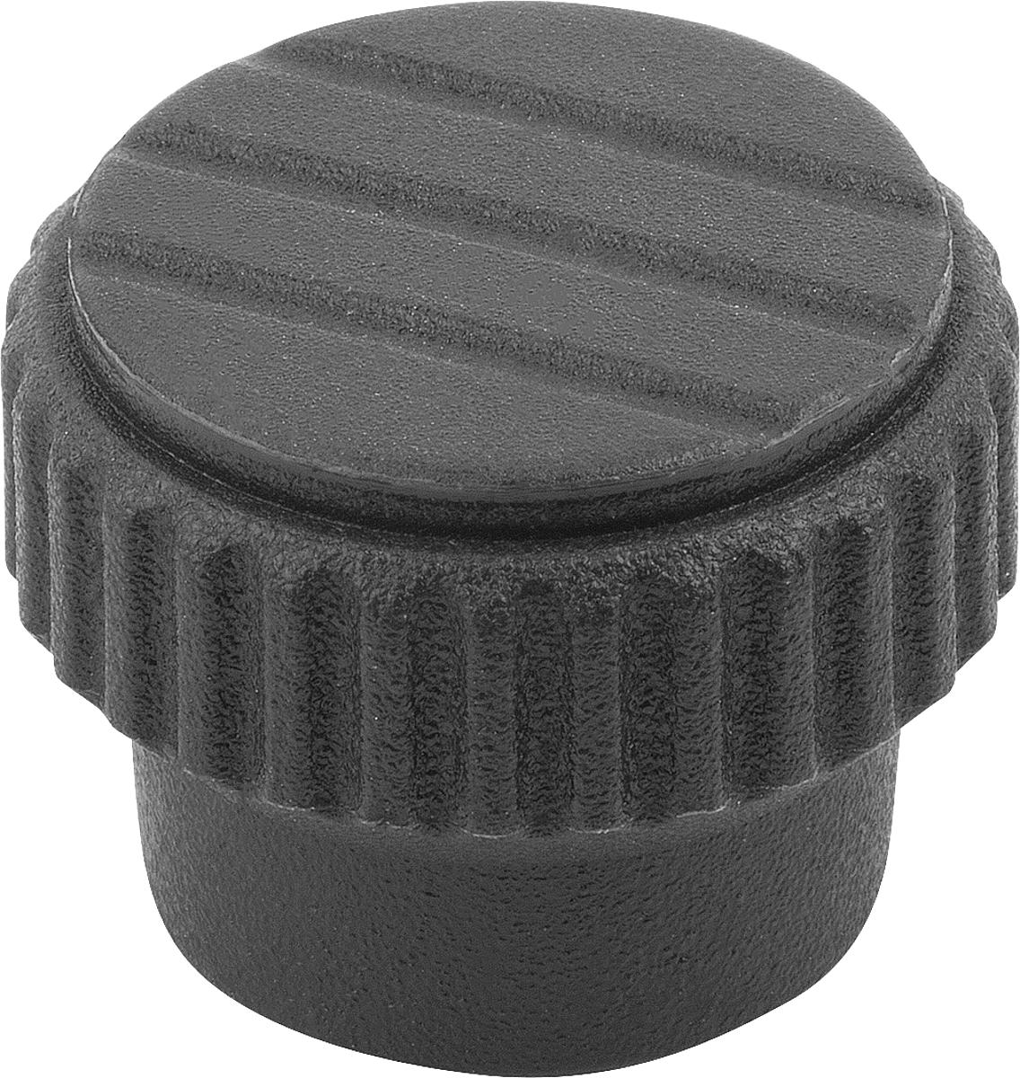 Kipp K0110.0004 NOVO.GRIP RÄNDELKNOPF GR.0 M4 EDELSTAHL - K0110-0004 NOVO GRIP RAENDELKNOPF GR 0 M4 EDELSTAHL