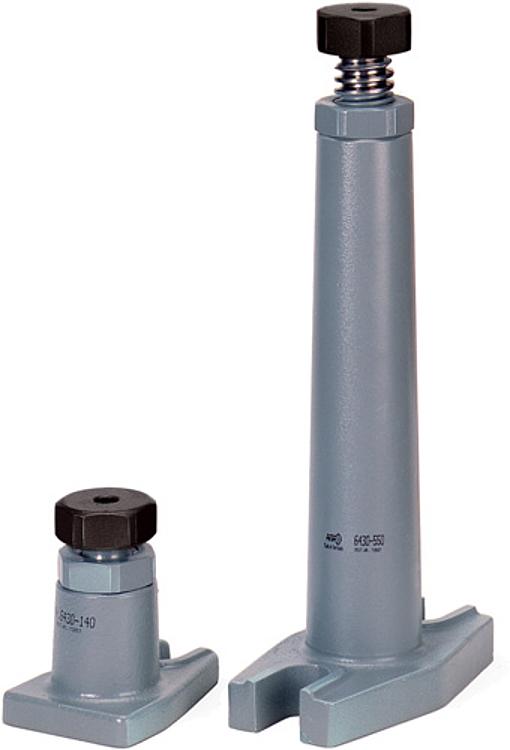 AMF 6430S-140 Atlas-Schraubbock mit Gegenmutter, Größe : 140, H min.: 100, H max.: 140, F max.: 60 kN - LE 6430S Atlas-Schraubbock mit Gegenmutter -Abbildung