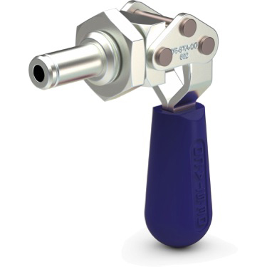 DESTACO 602-MM-B Schubstangenspanner Einbau  Haltekraft 900N, Hub 19mm, B: Mit blauem Handgriff - DESTACO 602-MM-B Schubstangenspanner Einbau Haltekraft 900N - Hub 19mm - Standard - Handrgriff blau