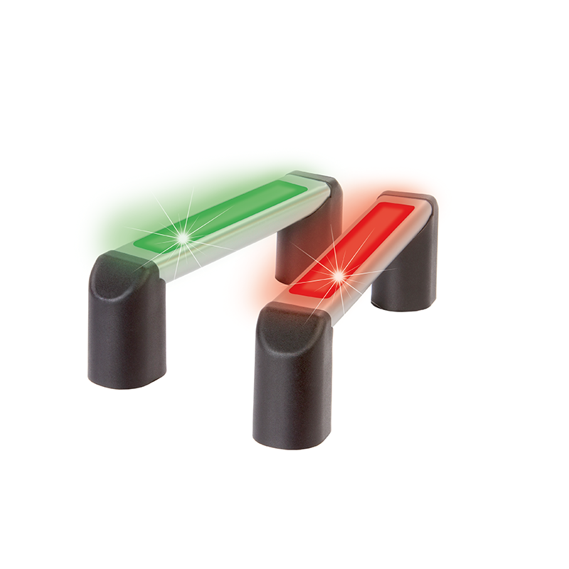 Leschhorn FG12-L06.165.11   Funktionsgriffe A 165 ohne Drucktaster mit LED-Beleuchtung, - FG12-L06.165.11   Funktionsgriffe A 165 ohne Drucktaster mit LED-Beleuchtung,