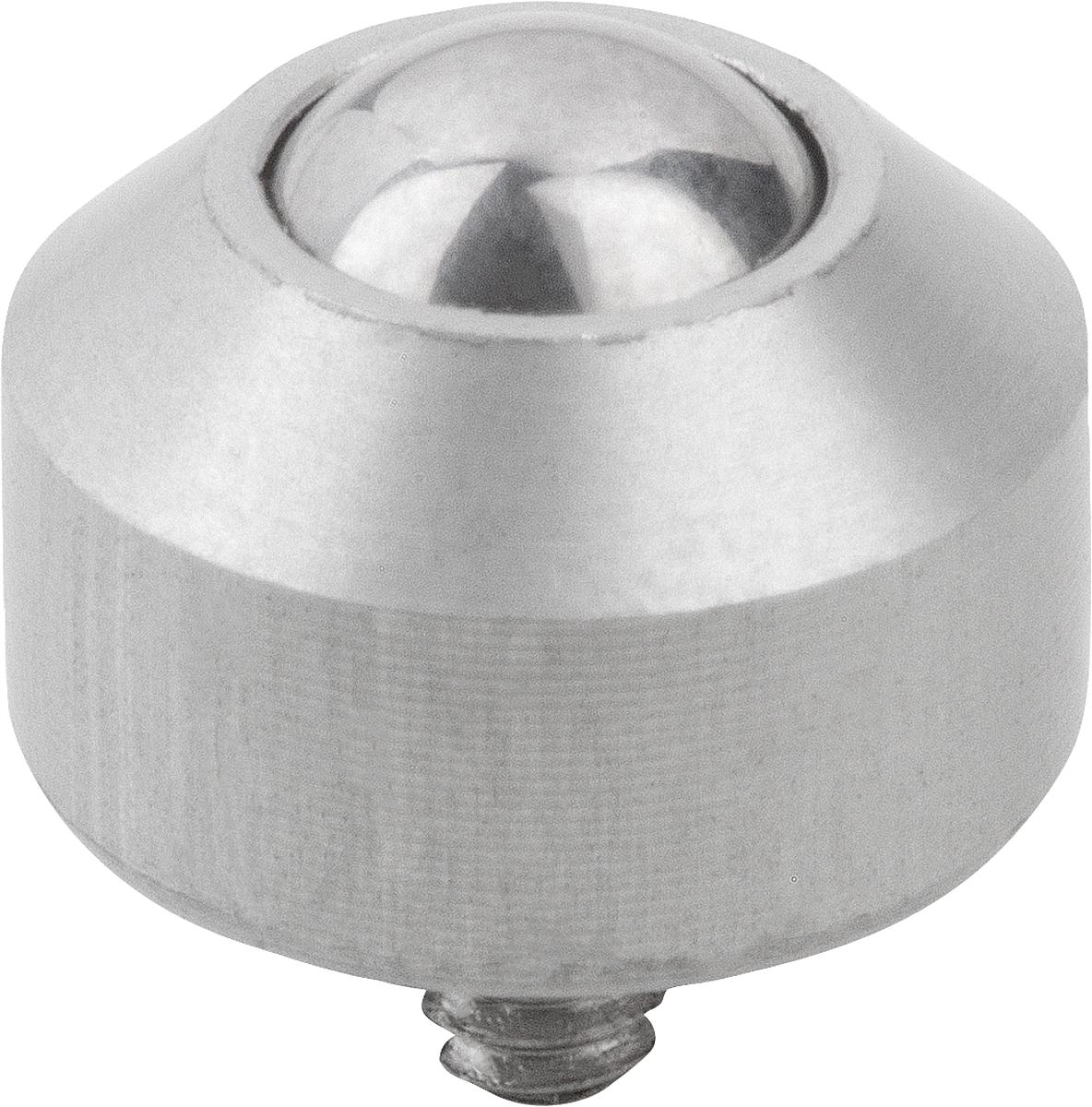 Norelem 95180-2208 KUGELROLLE MINI D2=M04X8, FORM:B ,EDELSTAHL, KOMP:EDELSTAHL - 95180-2208 KUGELROLLE MINI D2 M04X8 - FORM B  - EDELSTAHL - KOMP EDELSTAHL