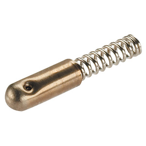 Halder 22100.0016 Feder Hülse Ø 2,6 x 8  Hülse aus Stahl, abgerundet - Federhuelsen Federhuelse - Durchmesser 2 6 x 8 - Huelse aus Stahl - abgerundet Huelse aus Stahl - abgerundet -Bild 1-