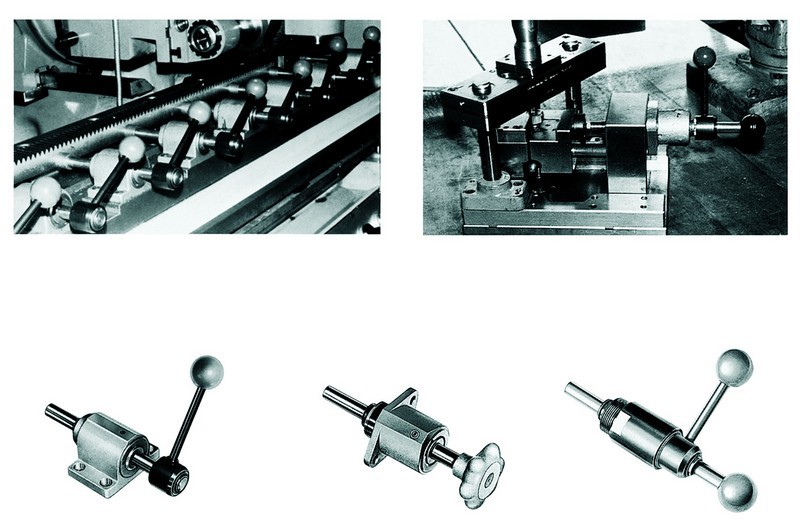 DESTACO G-082-40 Schubstangenspanner RAKO Haltekraft 1500N, Innengewinde M5, Mit Schubstange (Anstellub S= 40mm) - G Schubstangenspanner RAKO