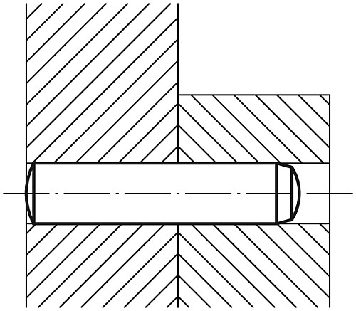 Norelem 03320-06X32 ZYLINDERSTIFT DIN 6325, D=6, L=32 - Norelem 03320 Zylinderstifte DIN 6325