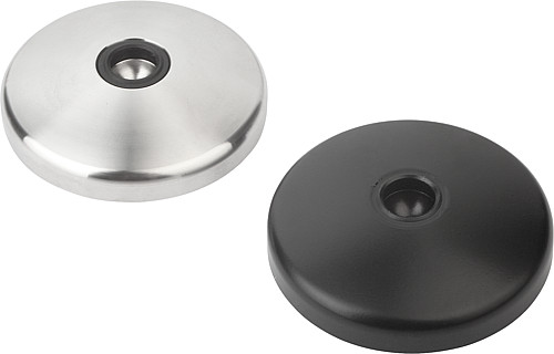 Kipp K0416.20301 TELLER F. GELENKFU? FORM B ANTISL, - KIPP K0416-B Teller fuer Gelenkfuesse aus Zinkdruckgu