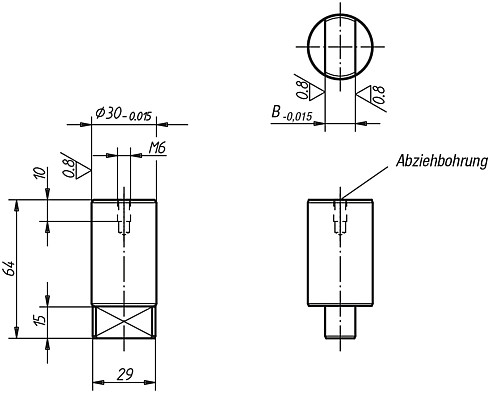 Kipp K0855.18030 POSITIONIERBOLZEN A=18 - KIPP K0855 Positionierbolzen
