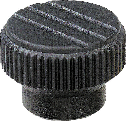 Norelem 06094-003 NOVO.GRIP RÄNDELKNOPF GR.0 M3 - Norelem 06094-IG Raendelknoepfe mit Innengewinde