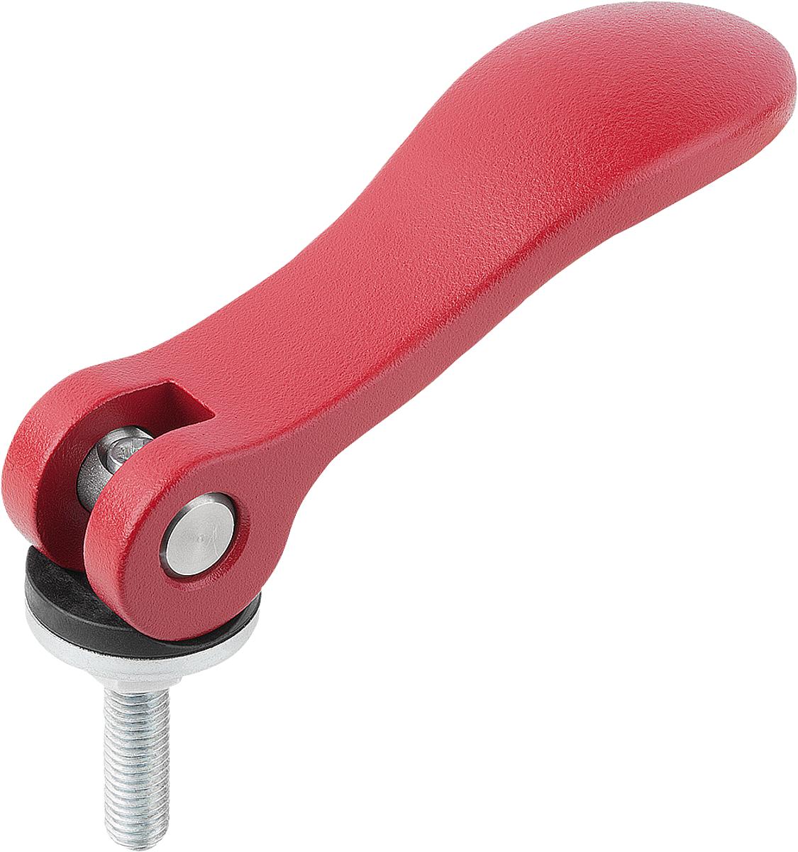 Norelem 04232-1501406X20 EXZENTERHEBEL GR.1 M06X20, A=70,4, B=21,5, ALUMINIUM ROT RAL3003 PULVERBESCHICHTET, KOMP:STAHL - 04232-1501406X20 EXZENTERHEBEL GR-1 M06X20-A 70-4-B 21-5-AL ROT RAL3003 PULVERBESCHICHTET-