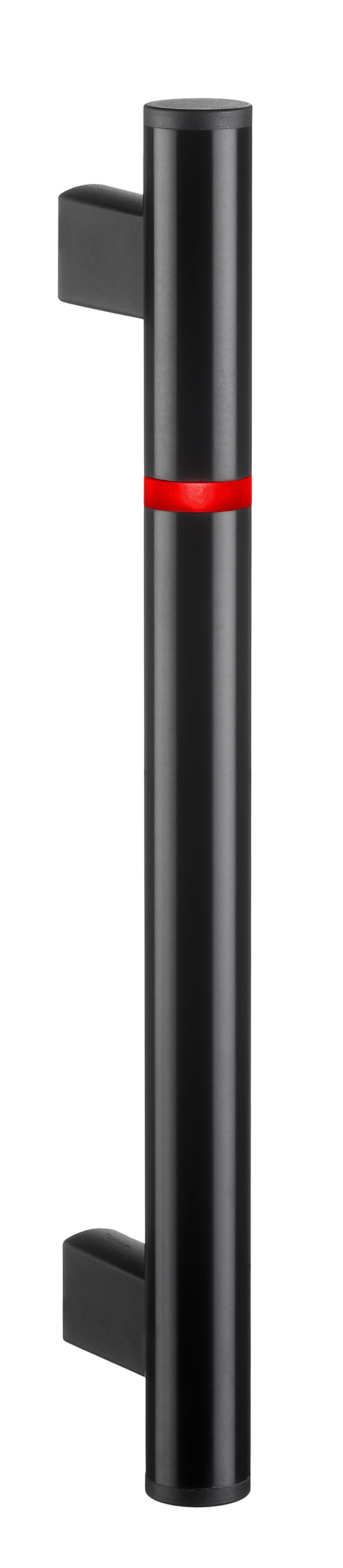 Leschhorn FG17-10.300.04 Funktionsgriff LED Ring schwarz, Anschlusskabel 5 m aus der Rohrhalterung, A= 300 mm - LE FG17 Funktionsgriff mit LED