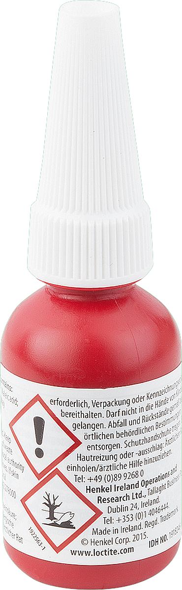 Norelem 97990-2430010 LOCTITE SCHRAUBENSICHERUNG, LOCTITE-NR=243, 10 ML FLASCHE, UN3082, GEFAHRGUTKLASSE 9 - 97990-2430010 LOCTITE SCHRAUBENSICHERUNG - LOCTITE-NR 243 - 10 ML FLASCHE - UN3082 - GEFAHRGUTKLASSE