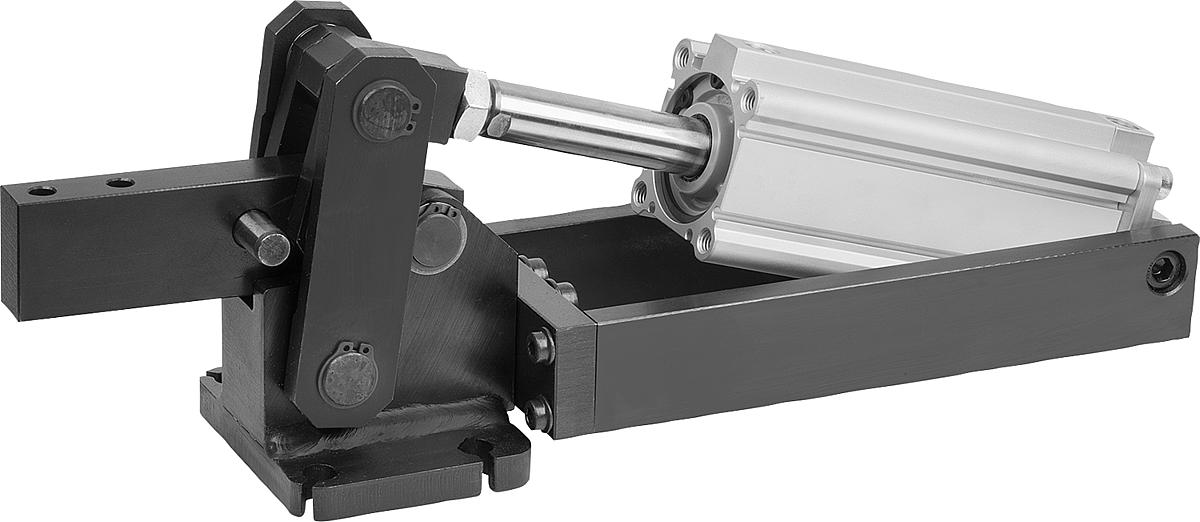 Norelem 05350-04 PNEUMATIKSPANNER SENKRECHT, SCHWERE AUSFÜHRUNG - 05350-04 PNEUMATIKSPANNER SENKRECHT - SCHWERE AUSFUEHRUNG