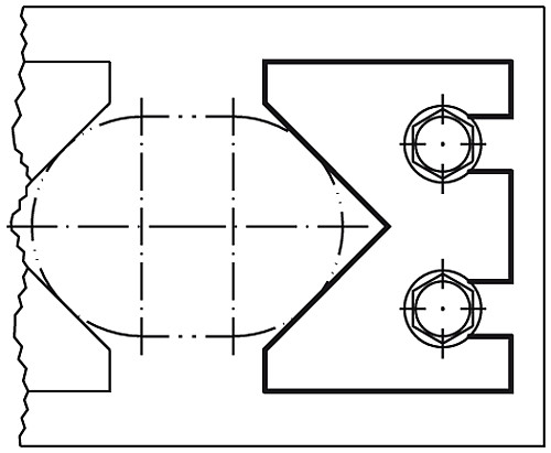 Norelem 03160-01 ZENTRIERSTÜCK B=30 - Norelem 03160 Zentrierstuecke