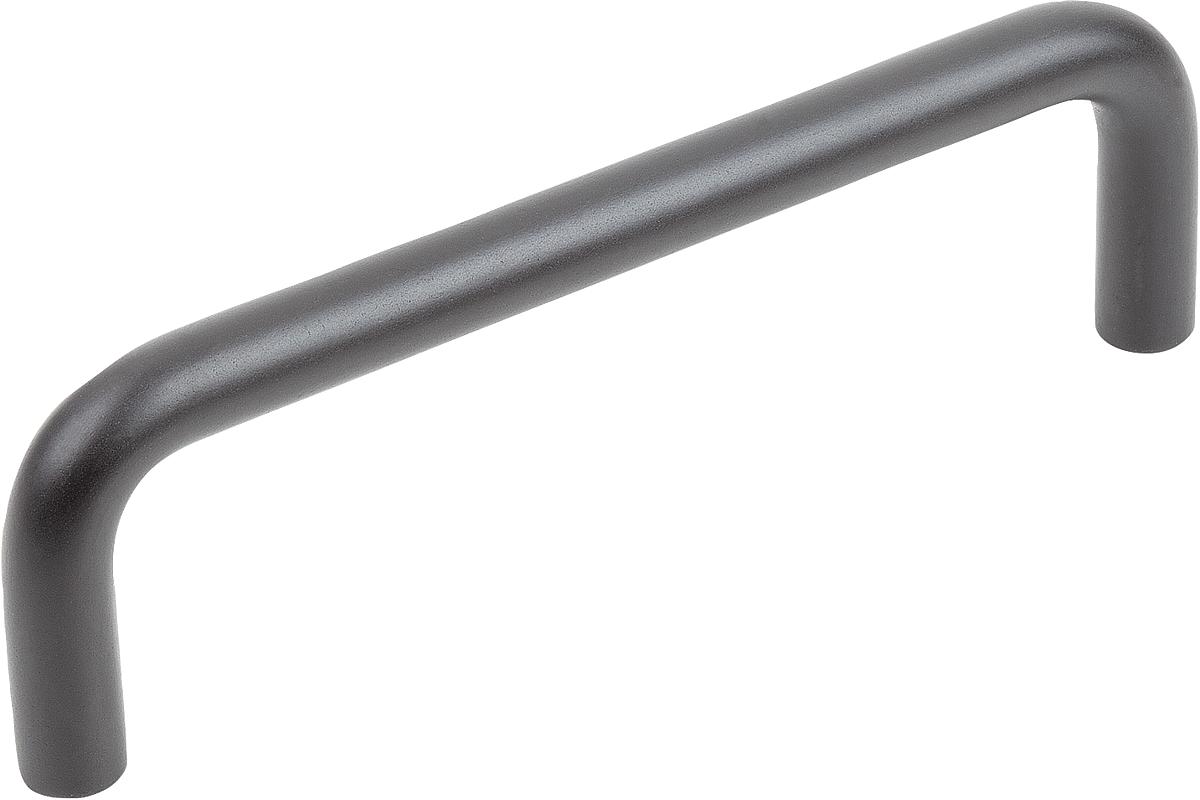 Kipp K0201.120051 BÜGELGRIFF RUND, A=120, M5, SCHWARZ ELOXIERT - K0201-120051 BUEGELGRIFF RUND - A 120 - M5 - SCHWARZ ELOXIERT