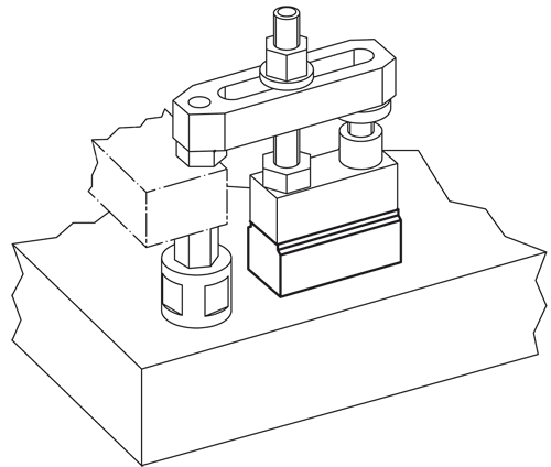 Halder 23700.0312 Fußelement, 30 x 25 x 65 - Fusselemente Fusselement - 40 x 30 x 80