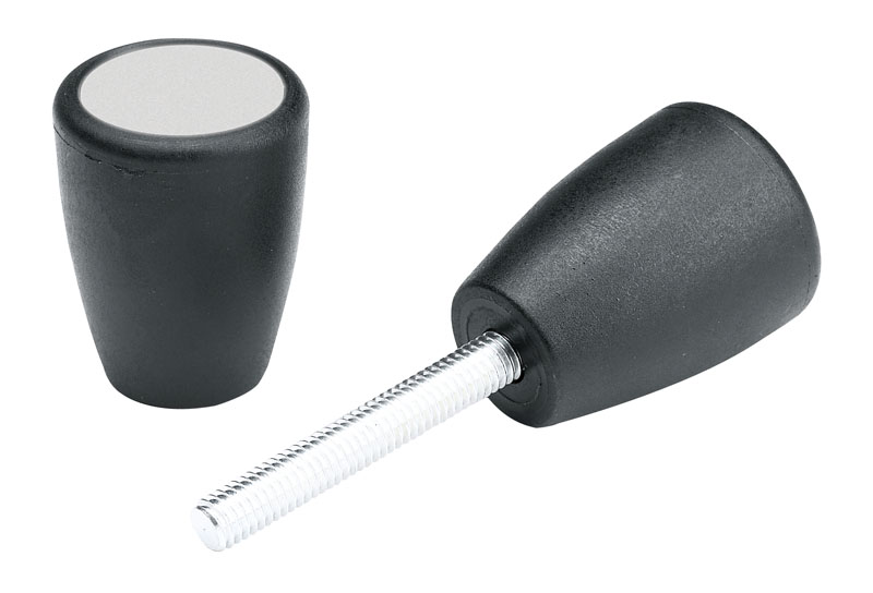 Leschhorn I126 Konusschrauben  D 43; d 27; Gewinde d1 M10; Kunststoff PA, schwarz - Boteco I126 Konusschrauben