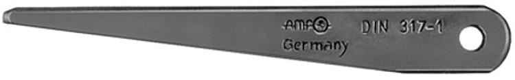 AMF 317-0 Austreiber für Werkzeugkegel, Größe : 0, B x T: 12x 3, L: 90 - DIN 317 Austreiber fuer Werkzeugkegel -Abbildung