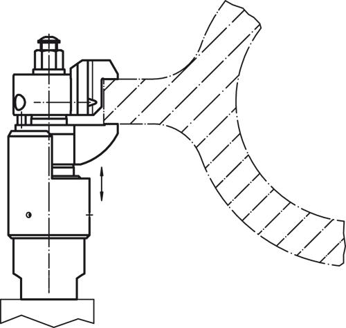 Halder 23320.0016 Schwimmspanner kombinierte Spannung und Verblockung, M 16 - Schwimmspanner Schwimmspanner - kombinierte Spannung und Verblockung - M 16