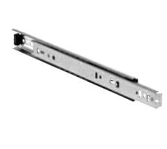 Accuride DB2132-0025 Teleskopschienen 75% Teilauszug, 12,7x35, SL 250,TR 163, 50kg, schwarz verzinkt - 2132 Accuride Teleskopschiene